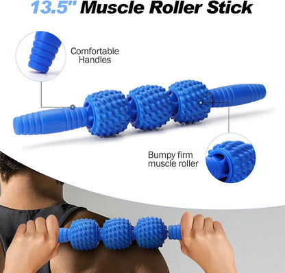 5 in 1 Foam Roller Set High Density Patented Foam Roller for Exercise