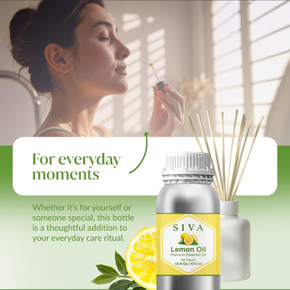 Siva Lavender Essential Oil, Huge Bottle, Large Size, 16 Fl Oz (473 ml)