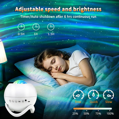 Star Projector, Galaxy Projector, Remote Control & Timer Galaxy Light