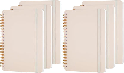 Utron 3 PCS Small Spiral Notebook 5x7, Notebooks for Note Taking, Morandi Spiral Journal Notebook, Work Notebook Small Notebooks 5x7 with Strap, Cute Notebooks for Women 70 Sheets/Note Books