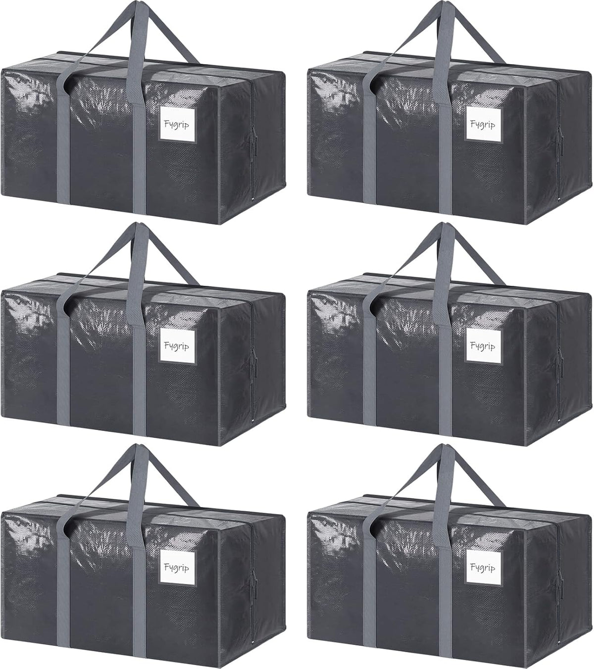 Extra Heavy Duty Large Moving Bags with Strong Zipper, Dark Blue