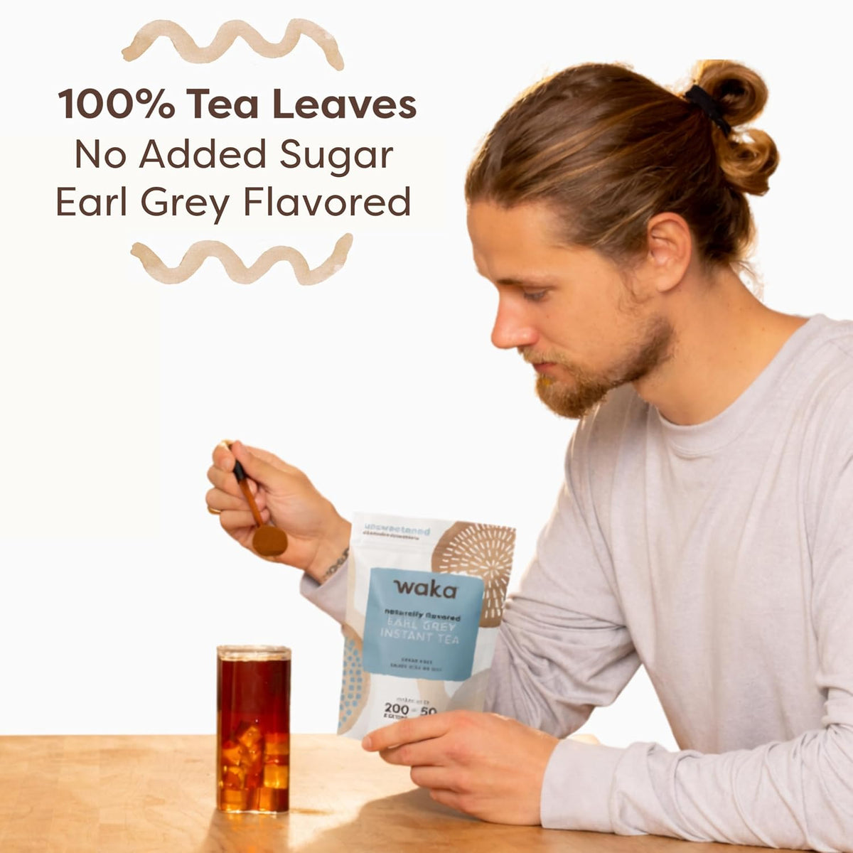 Waka Earl Grey Tea Powder for Baking & Lattes, Instant, 4.5 oz
