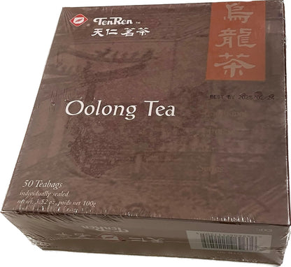 TenRen Oolong Tea (50 Tea Bags, Individually Sealed)
