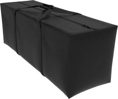Outdoor Square Cushion/Cover Storage Bag, Protective Zippered Storage Bags with Handles, 32''L x 32''W x 24''H Black
