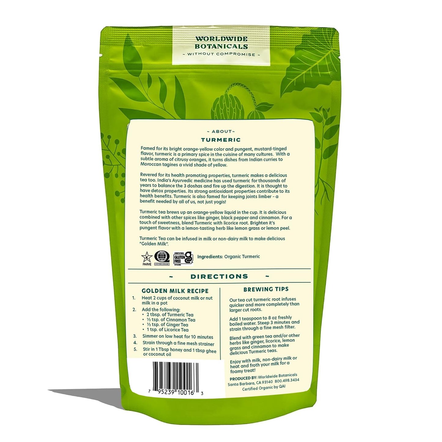 Worldwide Botanicals Organic Dandelion Root – 1 lb - Cut & Sifted – Raw, Unroasted - Taraxacum officinale - Raíz de Diente de León – Perfect Prebiotic, Detox, Cleansing, Digestive Tea - 16 ounces