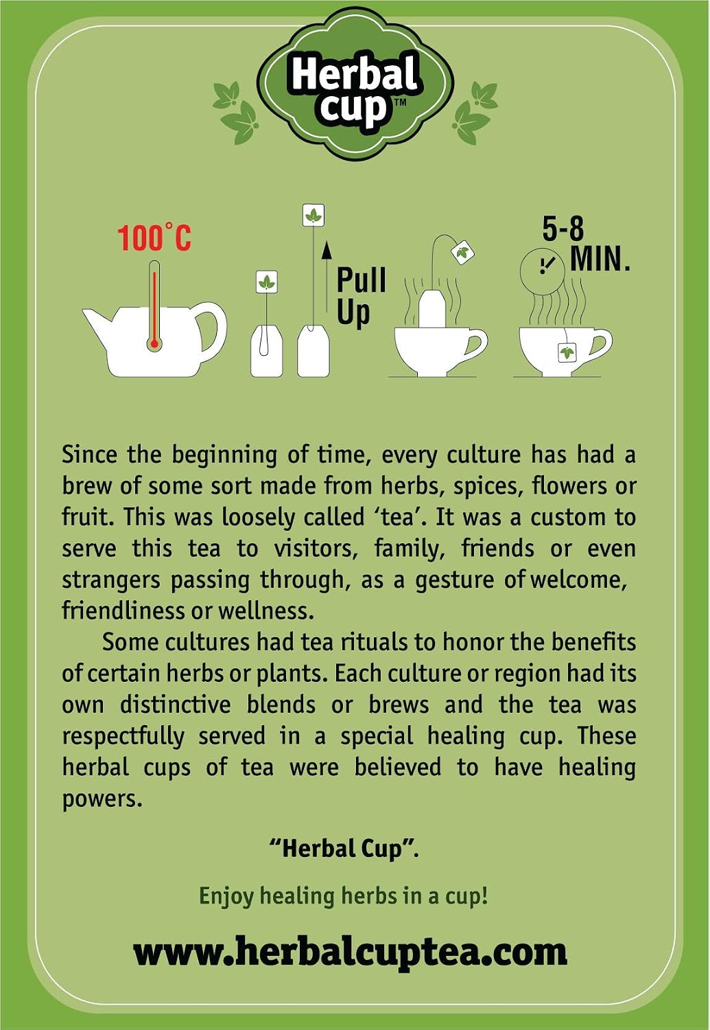 Herbal Cup Ayurveda Tea, Organic Anti-Stress, No Caffeine Herbal Supplement (Anti-Stress, 16 Count (Pack of 1))