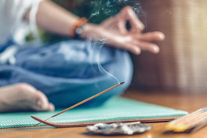 Moon and Stars Incense Holder - Wooden Ash Catcher with Celestial Design for Single Incense Sticks - Meditation Accessories, Spiritual Decor, Home Fragrance, Room Decor (10 Inches Long)