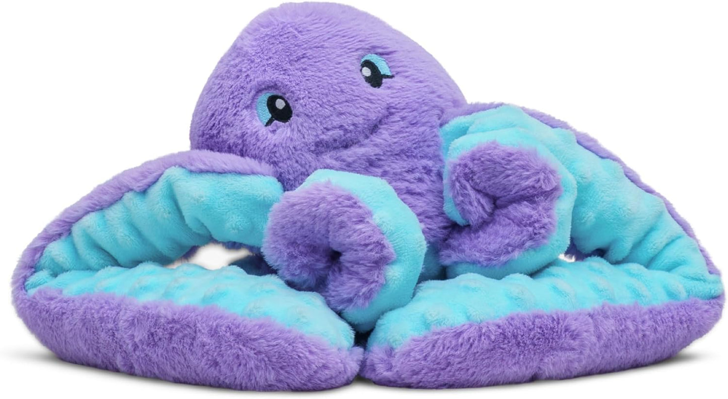 HUGIMALS Hugarounds Sidney the Sea Turtle 2.5 lb Microwaveable & Freezable Weighted Plush Neck & Shoulder Wrap | Soothing, Comforting Hugs for Self-Care & Relaxation | Unscented for Ages 2+