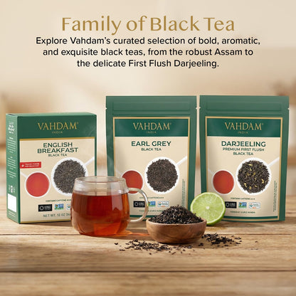 VAHDAM Instant Chai Latte(7.7oz|10 Sachets) Authentic Indian Chai Tea