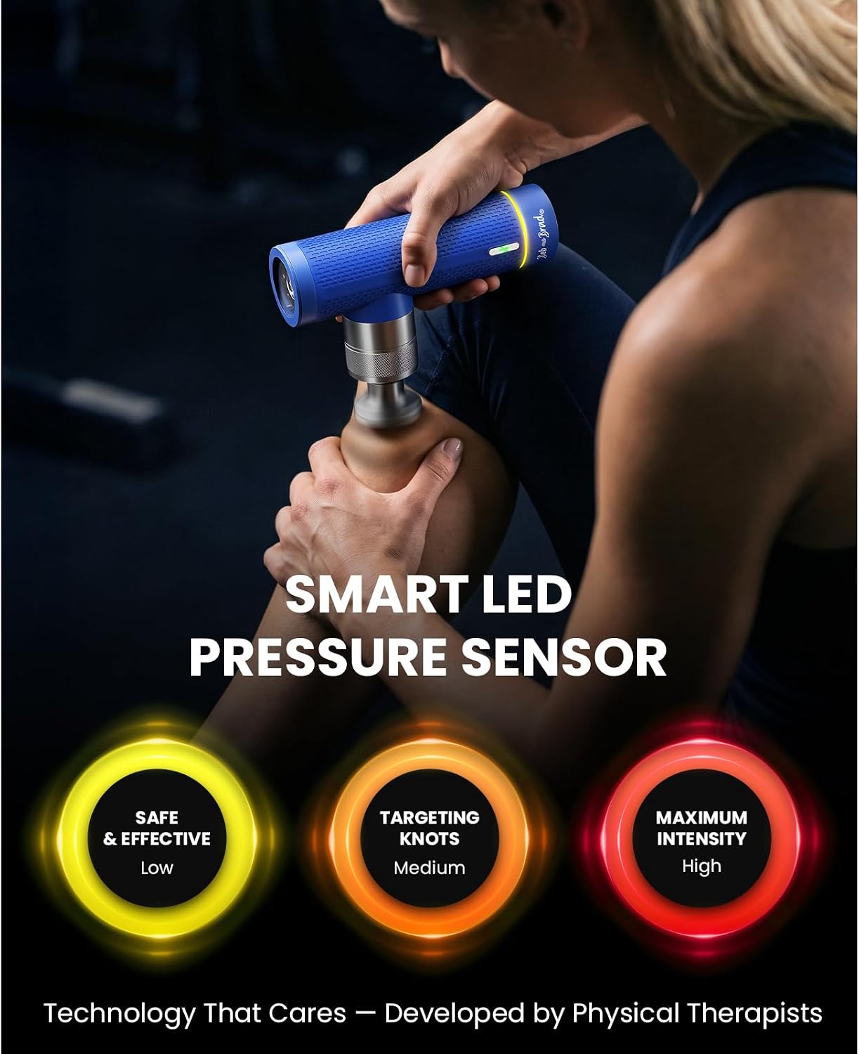 BOB AND BRAD A7 Massage Gun, 11mm Deep Tissue Percussion, Metal Head