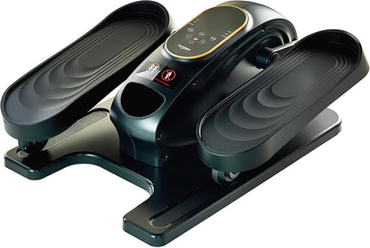 Under Desk Elliptical Exercise Machine, Electric Leg Exerciser with 12 Speeds, Forward & Reverse Modes,Quiet Compact Seated Pedal Stepper Machine with Remote Control for Seniors & Adults