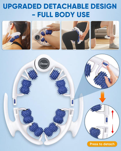 ONUEMP Cellulite Massager Roller, Cellulite Remover Muscle Roller, Fascia Massage Tool for Thigh, Leg, Waist - Anti-Celulitis, Lymphatic Drainage, Body Sculpting, Deep Tissue Pain Relief
