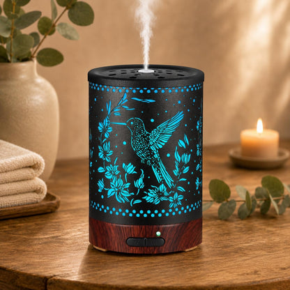 Essential Oil Diffuser, Ultrasonic Diffuser for Essential Oil, Cool Mist Humidifier Aromatherapy Diffuser with 7 Color Lighting Changing Modes, Waterless Auto Shut-Off for Home（Flower Fairy）