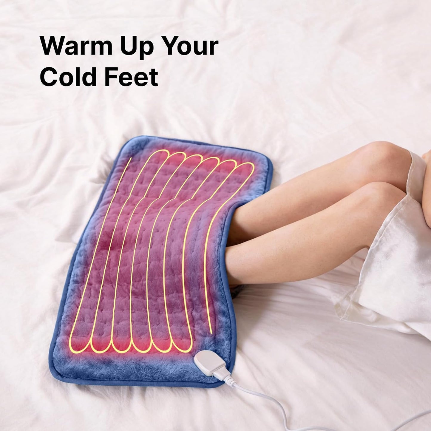 Heating Pad for Back, Neck, and Shoulder Pain Relief, Electric Heat Pad with 6 Heat Levels, Moist Heat Option, Auto Shut-Off, Birthday Christmas Gifts for Women Men Mom Dad Grandma, Gifts for her