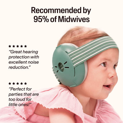 Alpine Muffy Baby Ear Protection for Babies and Toddlers up to 36 Months - CE & ANSI Certified - Noise Reduction Earmuffs - Comfortable Baby Headphones Against Hearing Damage & Improves Sleep - Blush