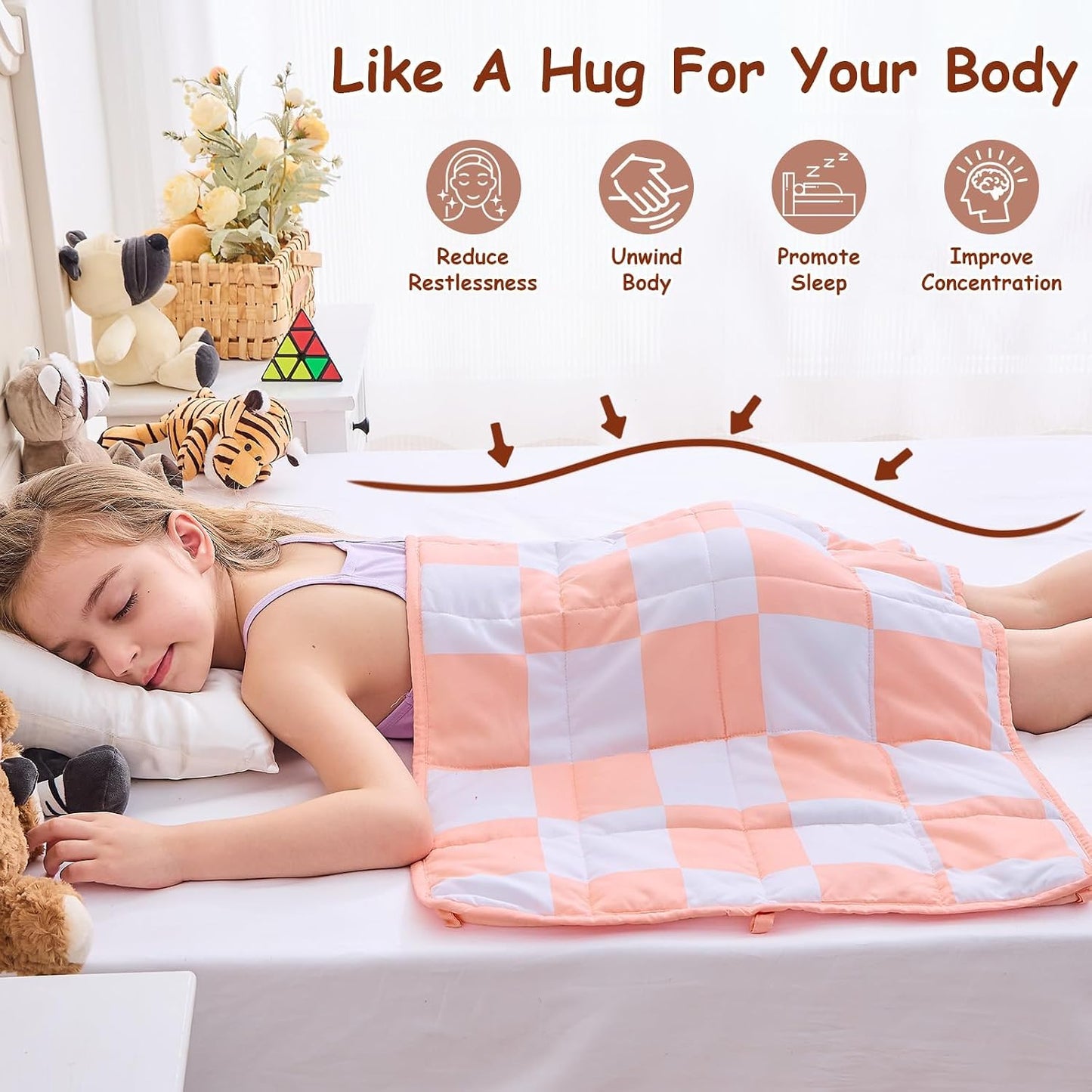 yescool Weighted Lap Pad 2 Pounds Weighted Lap Blanket, Space Plane Small Weighted Blanket, Weighted Throw Blanket Gifts for Travel Indoor Outdoor, 20"x30"