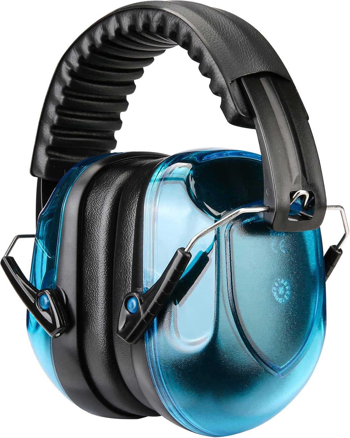 ProCase NRR 28dB Noise Reduction Ear Muffs, Foldable Adjustable Passive Noise Cancelling Headphones for Adults Kids Autism, Hearing Protection for Shooting, Construction, Mowing, Studying -Black - Colors B