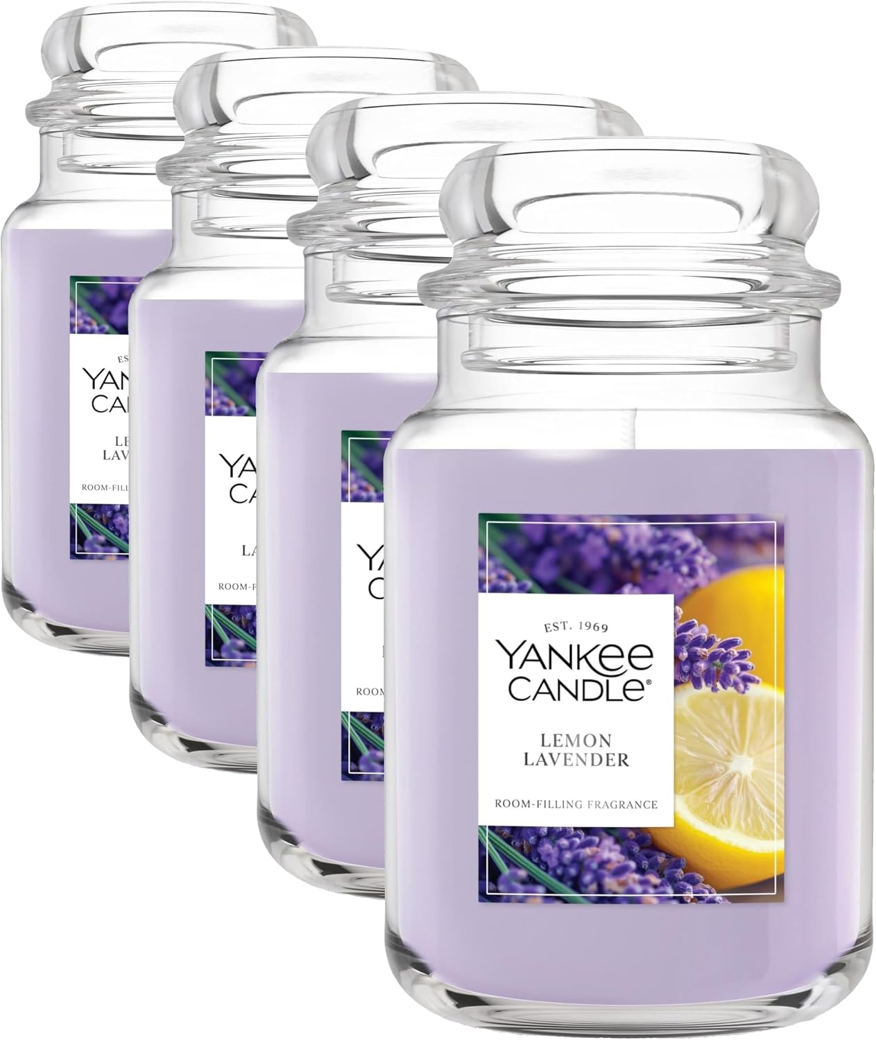 Yankee Candle Lemon Lavender Scented Candle, 22oz Large Jar