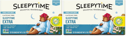 Celestial Seasonings Sleepytime Extra Herbal Tea, 20 Tea Bags Box