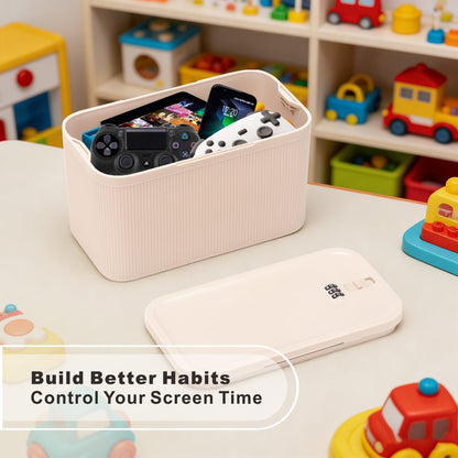 Medication Lock Box,Small Lockable Storage Box with Combination Code for Phone,Medicine Safe,Food, Home,Refrigerator,Office,Personal Items,Travel,Gift