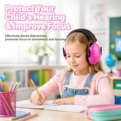 MelonArt Kids Ear Protection Ear Muffs Noise Cancelling Headphones for Kid Toddler Adult Autism Sensory, 27dB Noise Reduction Earmuffs Hearing Safety for Shooting Monster Truck Concert Fireworks