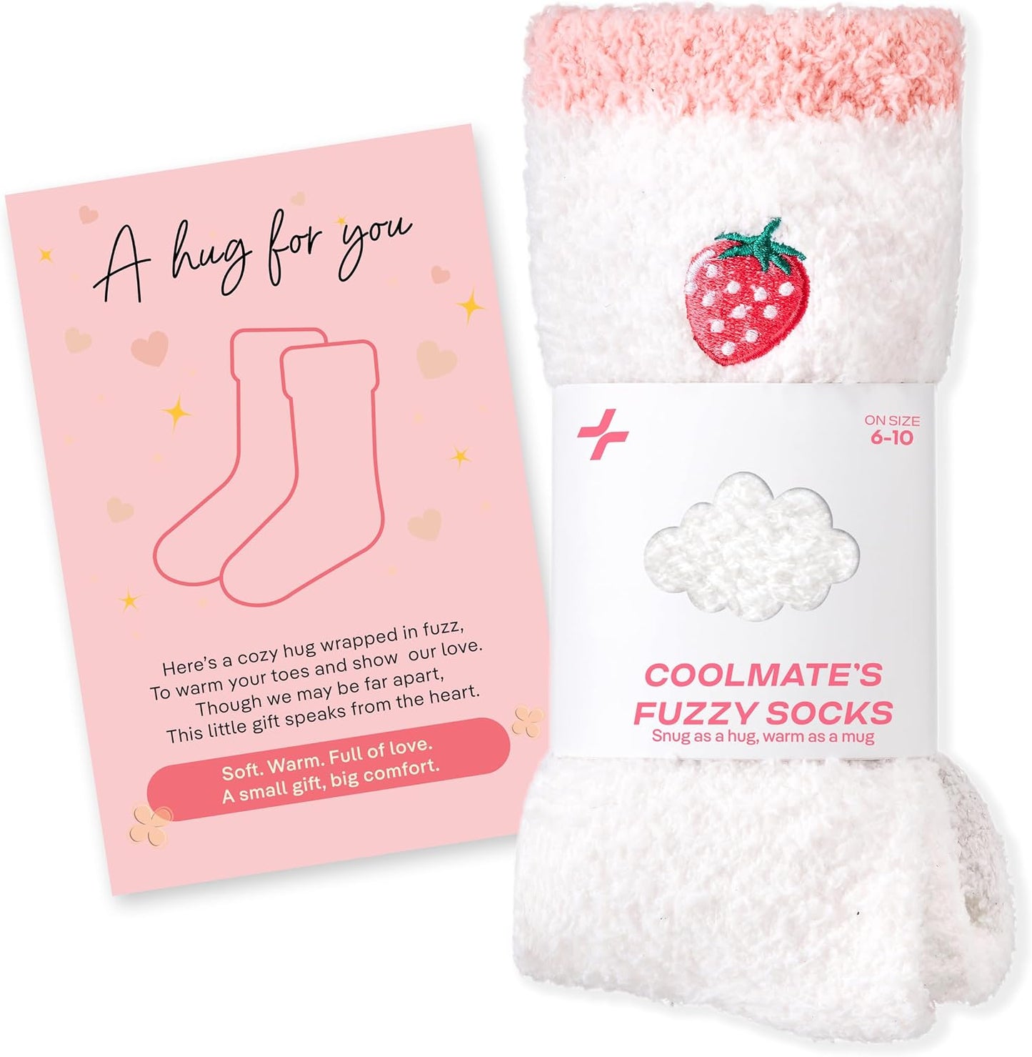 COOLMATE Fuzzy Socks for Women Gift Box – Cozy Soft Cloud Socks for Spa Home, Mother’s Day Gifts for Mom Grandma