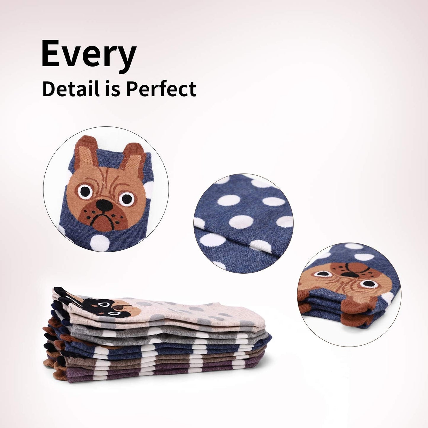 Jeasona Cute Cat Gifts for Women Animal Cat Socks Wife Mom Girlfriend Daughter