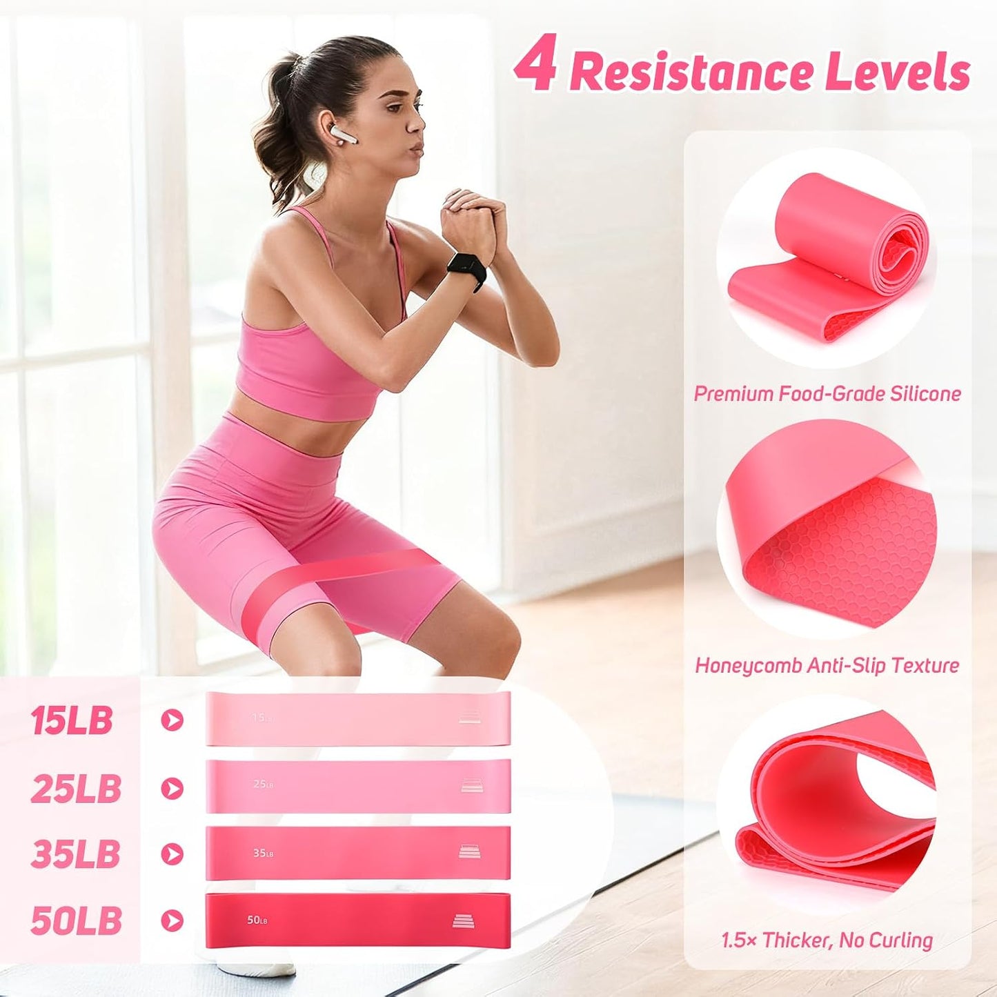 Asten Home Pilates Kit for Women: Pilates Equipment Pilates Ring and Ball Set with Resistance Bands, Core Slider, Foam Roller, Pilates Essentials Kit for Beginner Home Workout, Compact Toning Fitness