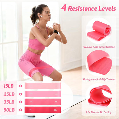 Asten Home Pilates Kit for Women: Pilates Equipment Pilates Ring and Ball Set with Resistance Bands, Core Slider, Foam Roller, Pilates Essentials Kit for Beginner Home Workout, Compact Toning Fitness
