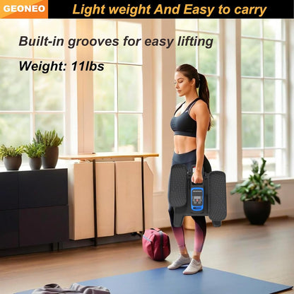 Under Desk Elliptical Machine, Electric Elliptical Exerciser for Senior, Quiet & Small Electric Seated Pedal Exerciser for Home with Monitor, Remote Control & 12 Adjustable Speeds