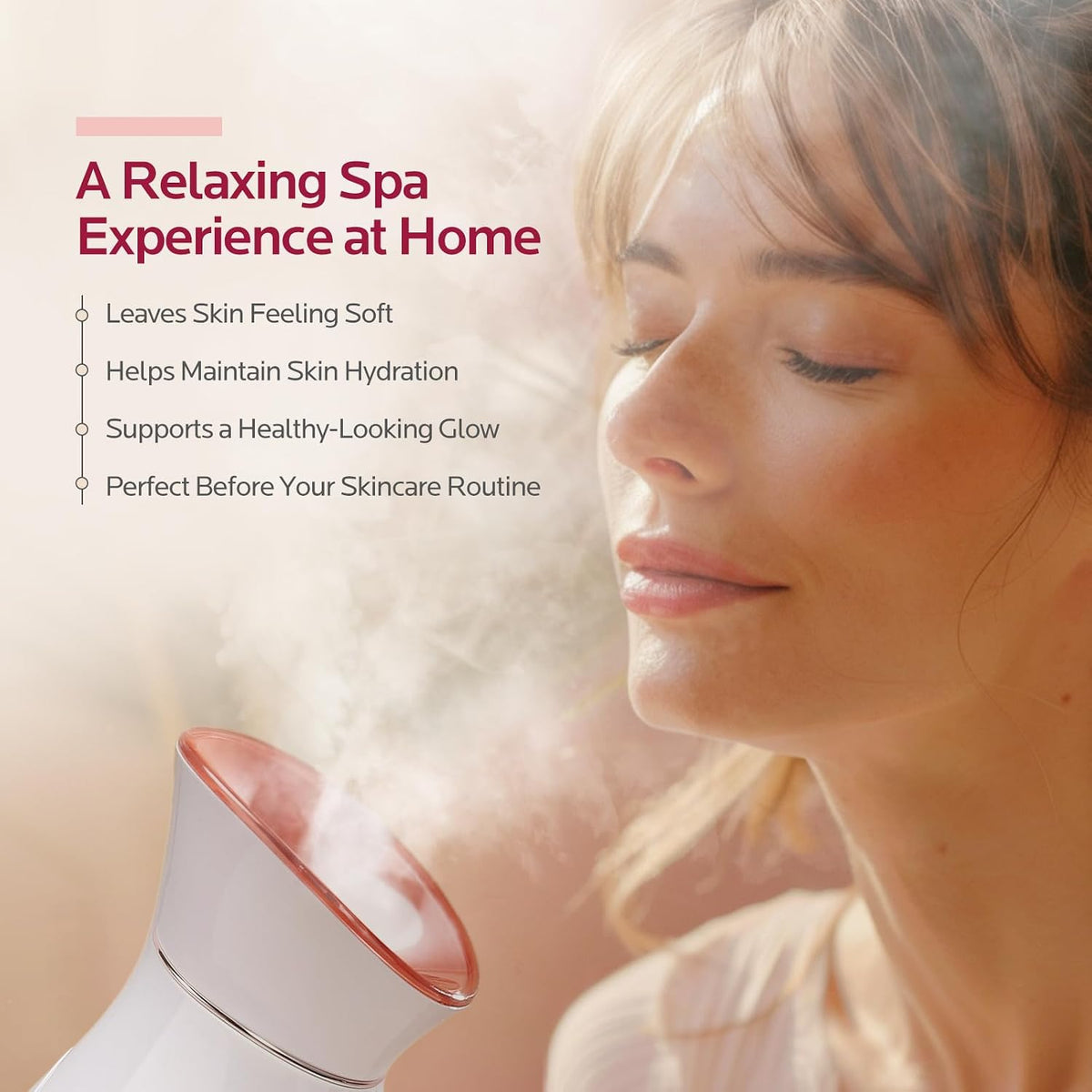 Colorfarm Facial Steamer Spa Kit with 17 Skin Care Tools for Home Spa