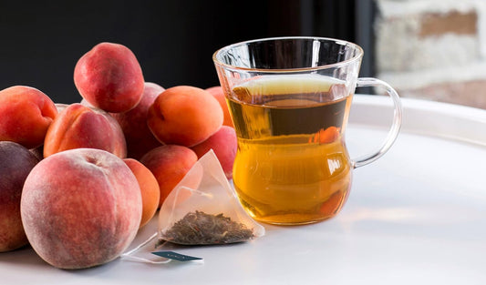 REVOLUTION TEA® Dragon Eye Oolong Tea Bags [THE ORIGINAL] - INDULGE Italian Peach & Apricot Oolong Tea - Premium Dragon Tea Bags - Oolong Black Tea Organic Biodegradable - 50 Bags