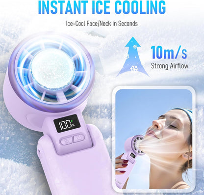 PlayHot Portable Handheld Cooling Fan, Travel Essentials, Gifts for Women