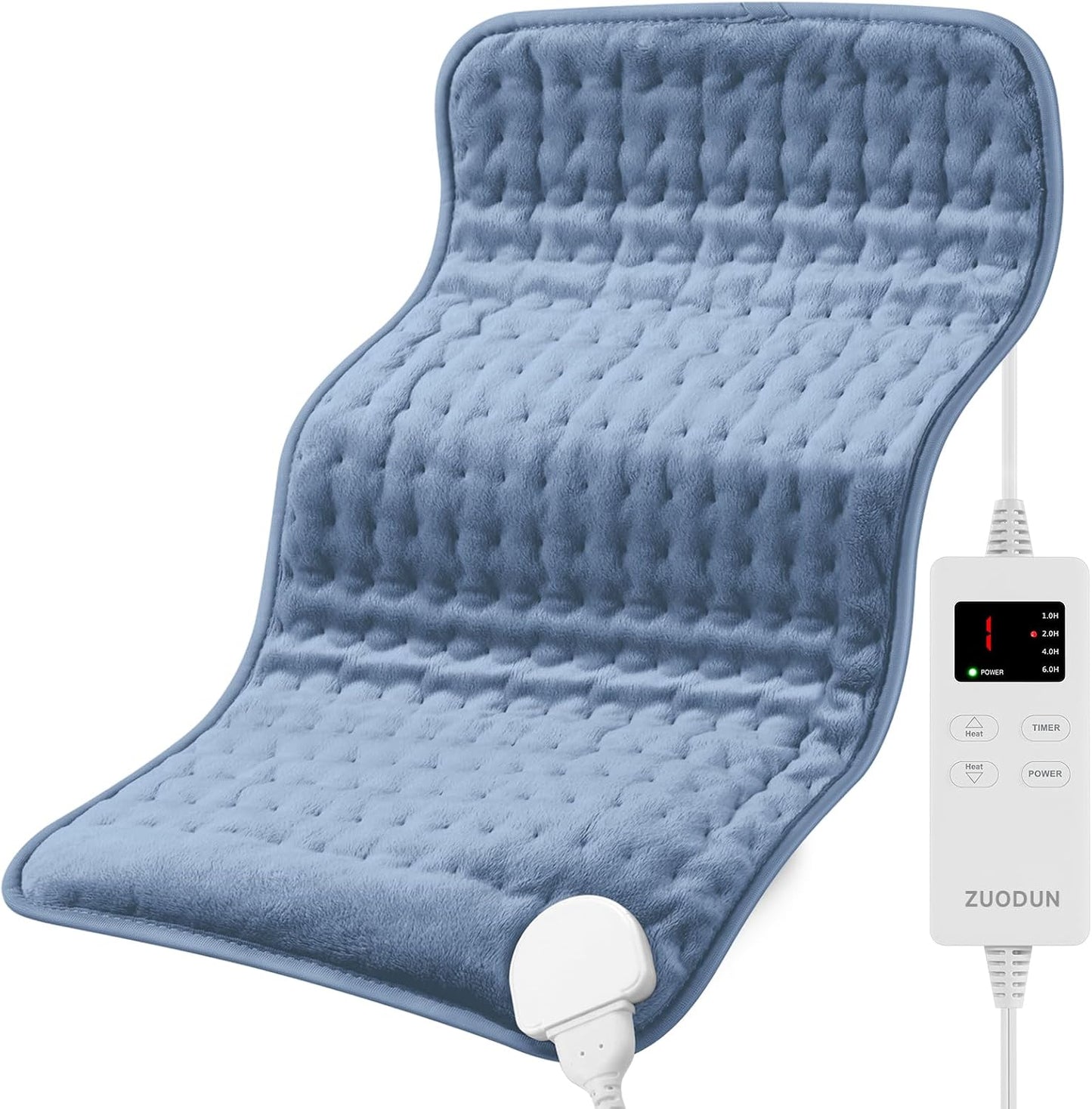 Heating Pad for Back, Neck, and Shoulder Pain Relief, Electric Heat Pad with 6 Heat Levels, Moist Heat Option, Auto Shut-Off, Birthday Christmas Gifts for Women Men Mom Dad Grandma, Gifts for her
