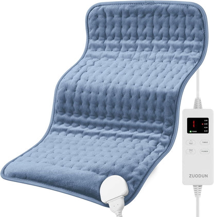 Heating Pad for Back, Neck, and Shoulder Pain Relief, Electric Heat Pad with 6 Heat Levels, Moist Heat Option, Auto Shut-Off, Birthday Christmas Gifts for Women Men Mom Dad Grandma, Gifts for her