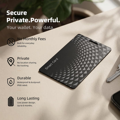 2026 Wallet Tracker Card Pro, Bluetooth Tracking Card (iOS & Android)