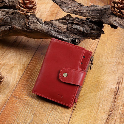 Anti-Lost Bluetooth Wallet Tracker Finder, Slim Trifold Cowhide Mens Wallet with ID Window Credit Card Holder Pocket (Coffee2-OLD)