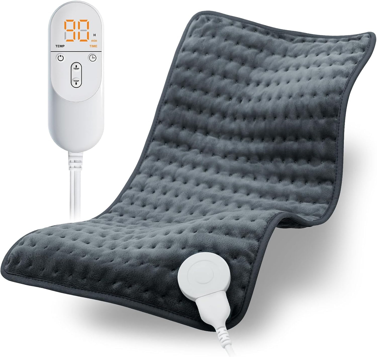 Heating Pad for Back, Electric Heating Pads for Cramps/Abdomen/Waist/Shoulder with 6 Heat Settings and Auto-Off, Moist/Dry Heat pad, Mothers Day Gifts for Mom Women Wife Grandma, 12" x 24"