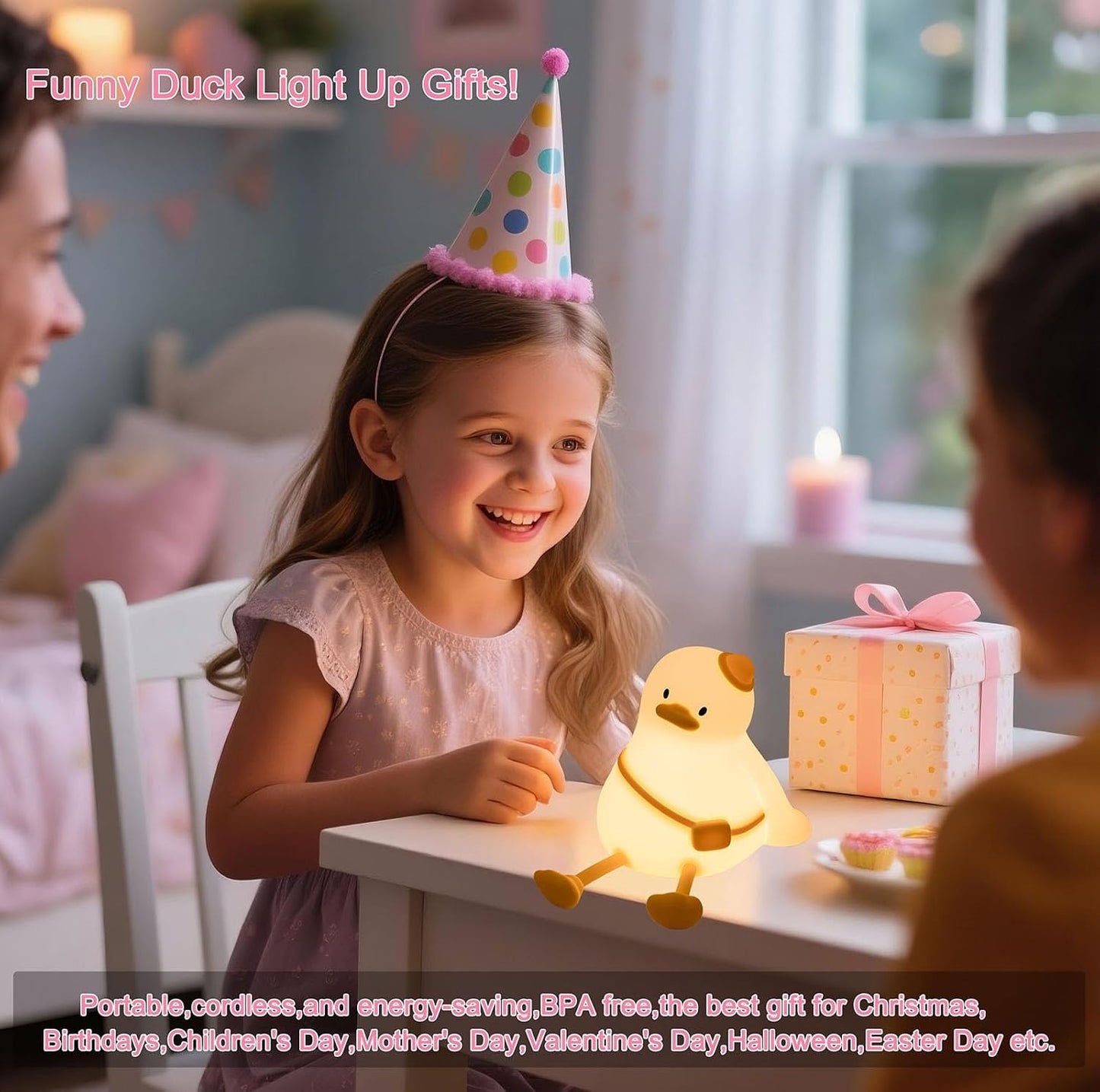 Sloth Gifts for Kids, Squishy Sloth NightLight,Silicone Animal Nursery Lamp