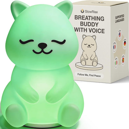 Speaking Breathing Lamp, Guided Meditation & Breathing Light, Kids & Adults