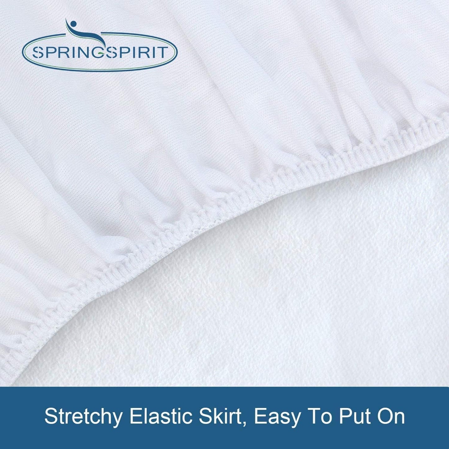 Queen Mattress Protector Waterproof Cover Absorbent Fitted Sheet up - 18'' Deep Pocket Mattress Cover Queen Size Bed Sheets, Terry Machine Wash Protection Mattress Protector
