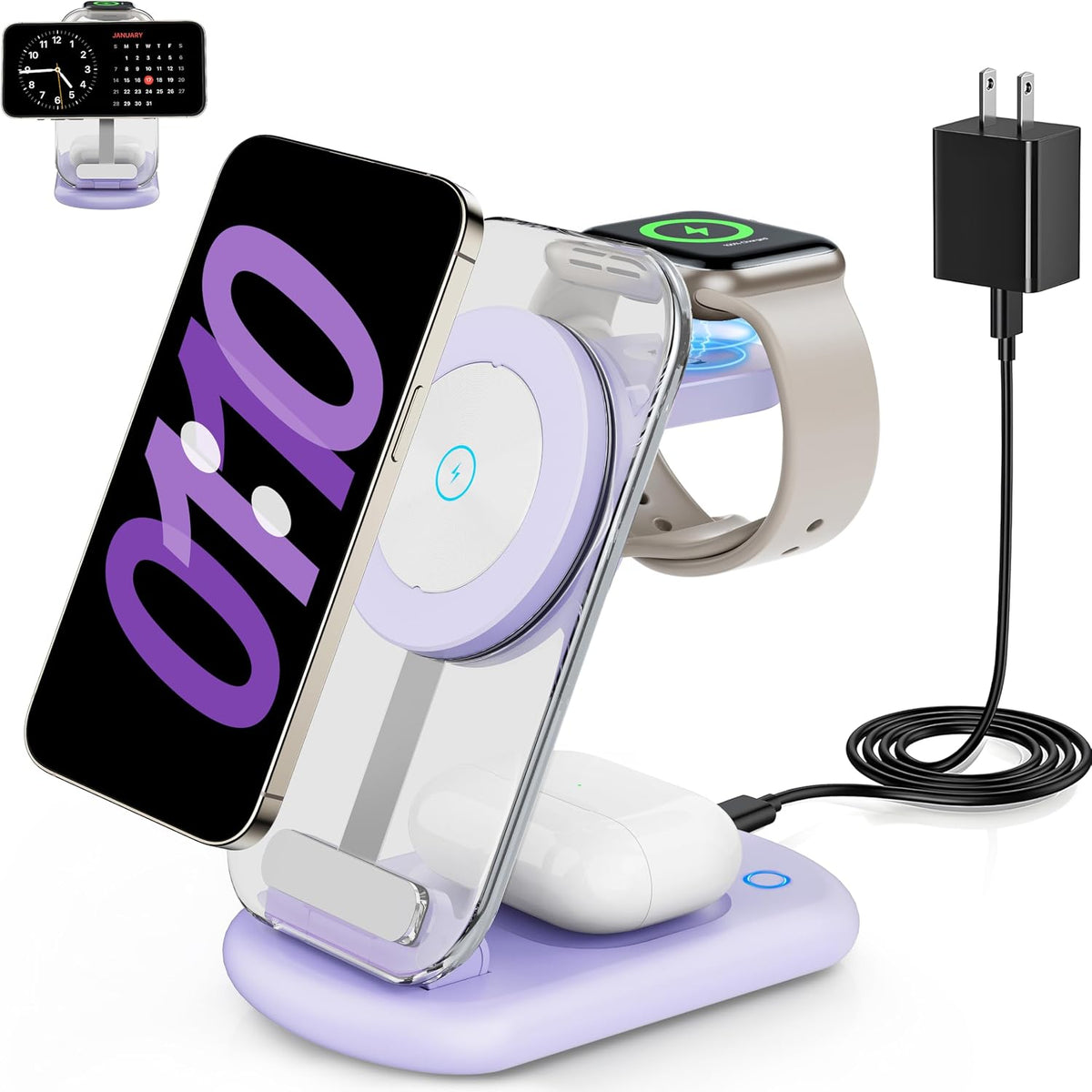 2026 Traveling Wireless Mag-Safe Fast Charging Station