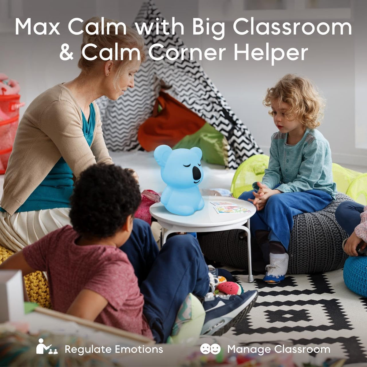Breathing Pal Plus Kyle, Anxiety Relief Kid Breathing Light for Calm Down