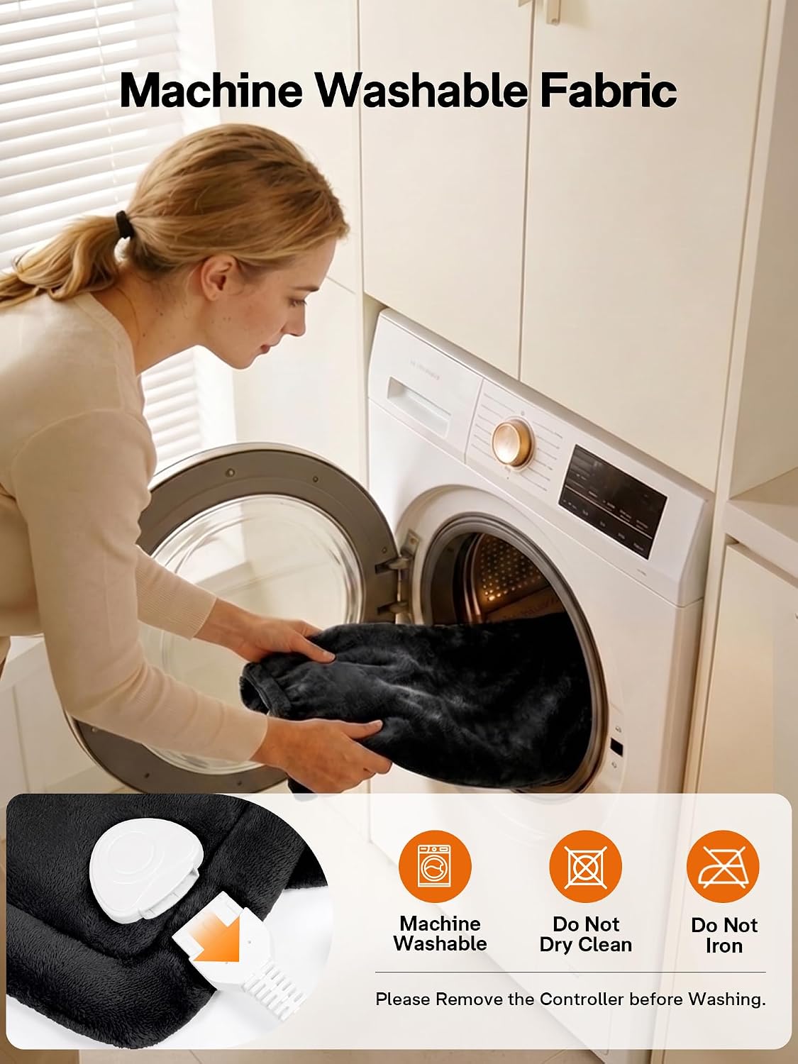 ALLJOY Heating Pad for Neck and Shoulders and Back Pain Relief