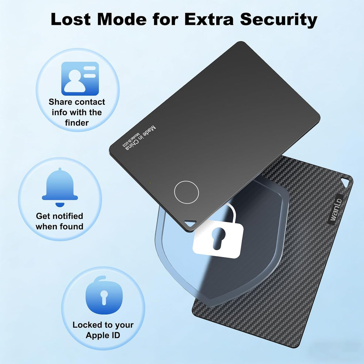 Wallet Tracker for Apple Find My, [Apple MFi Certified], iOS Only