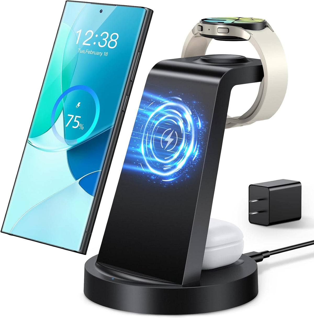 Wireless Charger for Samsung: 3 in 1 Wireless Charging Station
