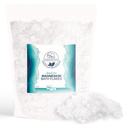 Natural Elephant Dead Sea Magnesium Bath Flakes | 10 lb (Pack of 2 5lb Bags) | Pure Magnesium Chloride Soak for Body and Foot | Ideal for a Soothing Bath Experience | Alternative to Epsom Salt