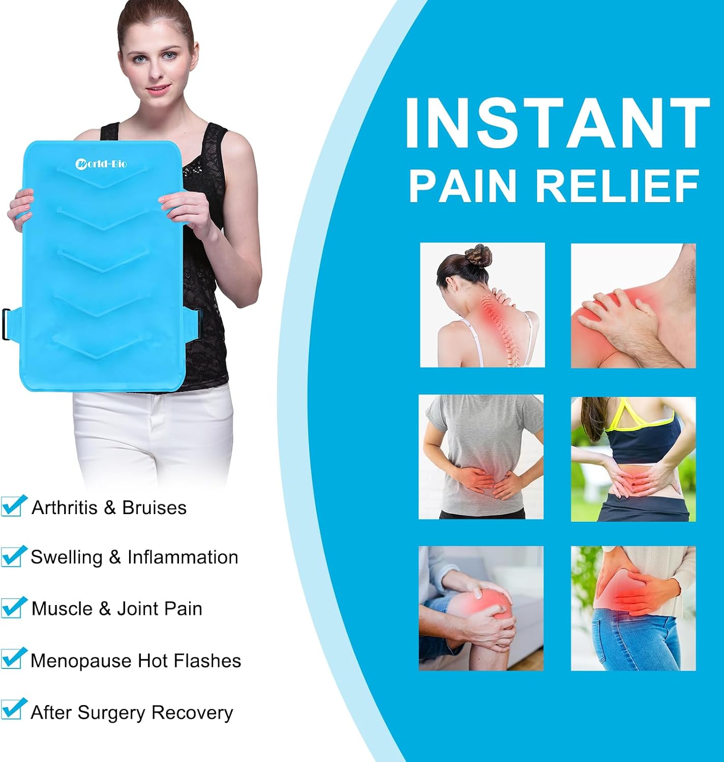 Shoulder Ice Pack Rotator Cuff Cold Therapy Wraps