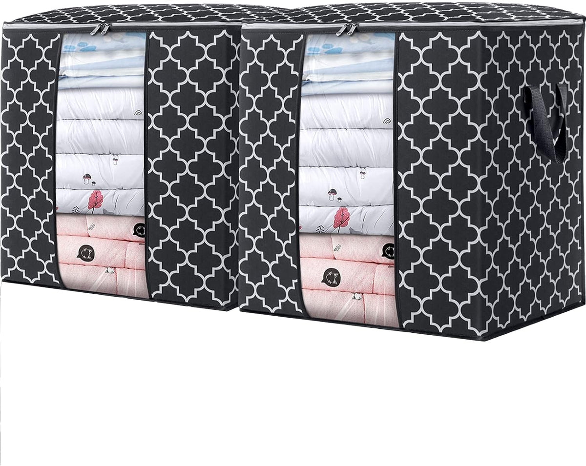 Storage Bags 3 Pack 100L Clothes Organization and Storage Containers