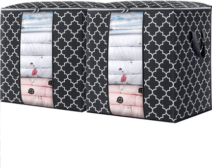 Storage Bags 3 Pack 100L Clothes Organization and Storage Containers